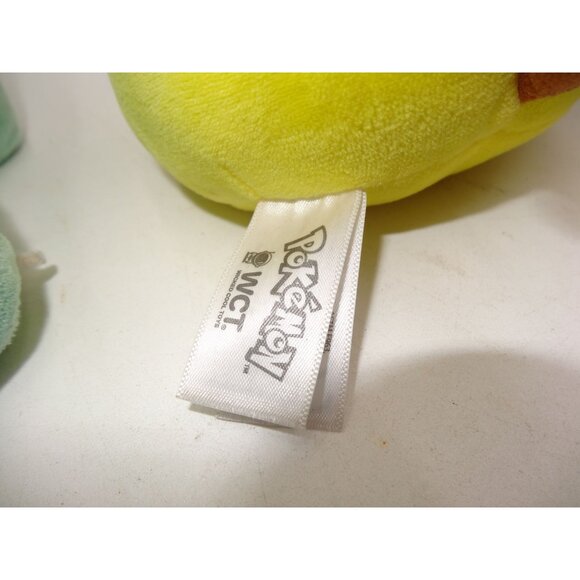 Pokemon Plush Toy Set Charmander Bulbasaur Pikachu Grookey Torchic 8" Official C - Picture 11 of 12